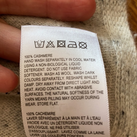 Whistles Cashmere Turtleneck Sweater with split hem - Picture 5 of 9